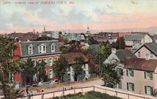 Hagerstown MD Maryland Skyline Downtown Early 1900s Vtg Postcard 25A picture