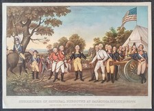 1877 George Washington John Trumbull Painting Currier Lithograph 1961 8x10 Print picture