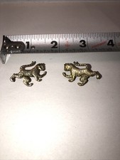 WW2 65th Coast Artillery D.I. Unit Crest Fighting Lions Meyer NY Lot Of 2 picture