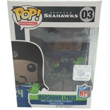 Funko Pop NFL Seattle Seahawks Marshawn Lynch #03 Vaulted Vinyl Bobblehead picture
