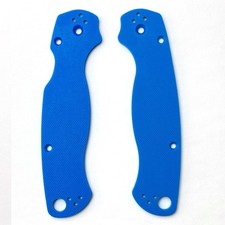 2PC Custom Handle Scales G10 Patch For Spyderco Paramilitary 2 C81 Para 2 Knifes picture
