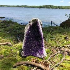 Amethyst Druze Crystal Cluster With Cut Base ~ EXTRA LARGE Size Specimen ~ 2 Lbs picture