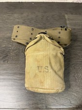 Original WW2 American Field Gear Canteen Belt US SM Co 1945 picture