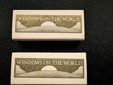 2 Vintage Windows on the World Matchboxes World Trade Center WTC 107th Floor NYC picture