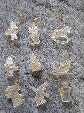 Vintage Glass?? Christmas Ornaments. PLEASE READ DESCRIPTION  picture