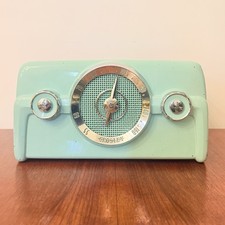 Crosley Bullseye 10-139 Vintage MCM 1950 Mint Green Valve Radio picture