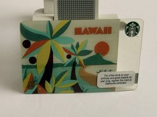 STARBUCKS Gift Card Hawaii  2010 Diamond Head Palms New NO VALUE picture
