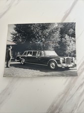 Original Period Photo Photo Press Factory Photo Large Mercedes Benz Pullman 600 1963 picture