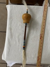 Vintage Peyote Style Gourd Rattle 24