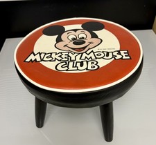 Vintage 1960's Era Walt Disney Mickey Mouse Club Foot Stool 13