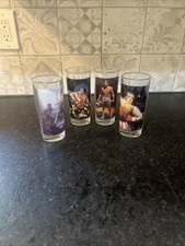 Set Of 4 Vintage RARE Rocky Balboa Drinking Glasses Collectibles  picture