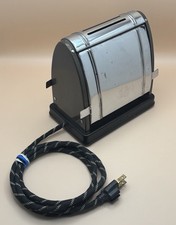 Vintage 1930’s-1940’s Miracle Electric Flapper Style Dual Sided Toaster Working picture