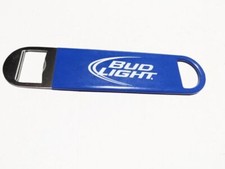 Bud Light Blue Wrench Style Beer Rubber Grip Bottle Opener - New picture