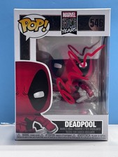 Funko Pop MARVEL 80 YEARS - DEADPOOL #546 SIGNED COA AUTHENTICATED picture
