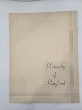 1936 University of Maryland Official Publication College Park Photos UMD Byrd picture