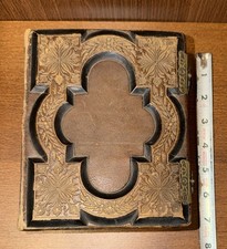 1800s CDV / Tintype Victorian Vintage Family Photo Album – total of 45 photos picture
