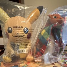 Pokémon Center x Sean Wotherspoon Collab Pikachu & Charizard Plush picture