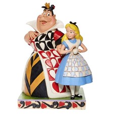 Enesco Jim Shore Alice & Queen of Hearts Disney Traditions picture