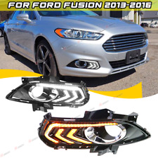For Ford Fusion 2013-2016 LED DayTime Running Light Driving Fog Lamp 3 Color DRL picture