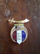 Shriners Legion Of Honor Crescent Medallion Only 1.75