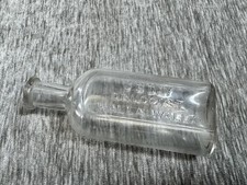 Vintage J H Day Druggist Medicine Bottle Walla Walla WA Clear Glass Embossed picture