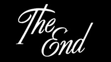 Vintage Postcard The End,  new unused, 4