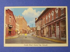 Postcard - Eureka Street, Central City, Colorado picture