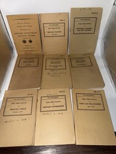 WWII 1940s War Department Basic Field Manuals And Books Lot Of 9 picture