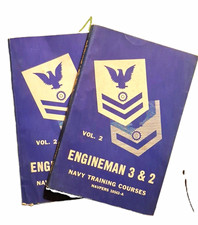 Engineman 3 & 2 Navy Training Courses Book Vol. 2 NAVPERS 10542-A Militaria picture