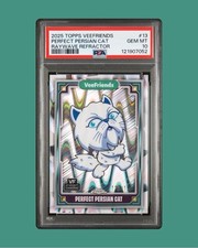 Topps 25 VeeFriends Perfect Persian Cat #13 RayWave Refractor PSA 10 POP 1 /199 picture