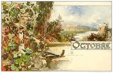 Illustrators No. 565 A Identifier October Art Nouveau picture