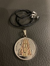 Powerful Hand  - Mano Poderosa -Tetragrammaton - Pentagram Star Pendant picture