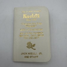 Vintage 1975 San Jose Doll Convention Miniature Newell's Florist Pocket Calendar picture