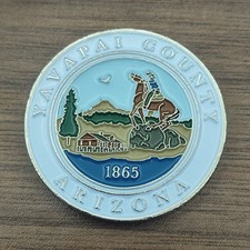Yavapai County Arizona 1912-2012 Statehood Centennial Challenge Coin picture