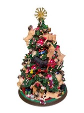 Danbury Mint Pug Christmas Tree With Original Box picture
