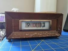 Vintage Tymeter Numechron 1970 Model 851 Pennwood Electric Flip Clock USA WORKS picture