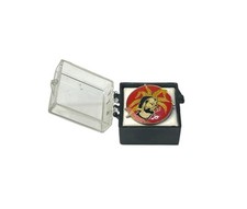 Vintage ZIG-ZAG MAN Marijuana Smoking Weed Pot Papers Lapel Hat Pin Badge w Case picture