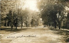 1907Brookfield Missouri North Main Street #2404 RPPC Postcard 25-9037 picture