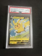 Pikachu V 020/028 PSA 10 GEM MINT Pokémon Card Holo Rare Japanese 25th  picture