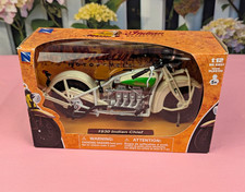 NewRay Die Cast 1930 Indian Chief Motorcycle Model 1:12  with Plastic Parts picture
