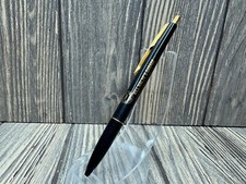 Vintage Black & Gold Bill Halye's Garage Promotional Ballpoint Pen  picture