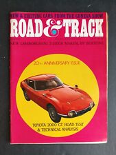 Road & Track Magazine June 1967 Toyota 2000 GT - Pontiac Firebird Sprint - 223 picture