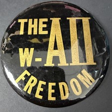 VTG Rare Civil Rights Movement 1963 Washington March Segregation Pin Button picture