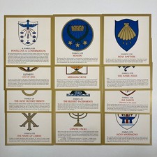 Symbols of the Lutheran Church from the Lutheran Brotherhood 1963 12 Card Set picture