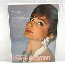 Vintage Print Ad 80's Merle Norman Pretty Lady Magazine Advertisement Ephemera picture