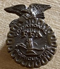 Vintage Antique FFA Vocational Agriculture Pinback Lapel Pin 1930’s picture