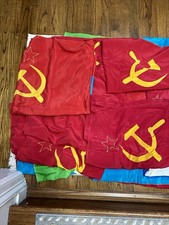 Vintage  Collection 16 flags of  15 Soviet Republics Original And USSR Total 16 picture