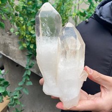 4.1LB A++Large Natural clear white Crystal Himalayan quartz cluster /mineralsls picture
