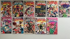 Marvel Super Heroes Secret Wars #1-7 9-12 Lot 11 Books VF/NM Missing #8 1984 picture
