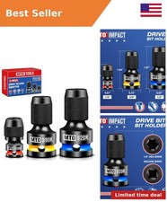 1/2 3/8 1/4-Inch Square Drive to 1/4-Inch Hex Socket Adapter picture
